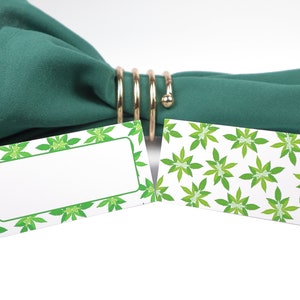 Name Place Card, Cannabis Tafelsetting, Gastenverblijf, Tafeldecor, Buffet Voedsel Label, Tent Opgevouwen /Stijl 5