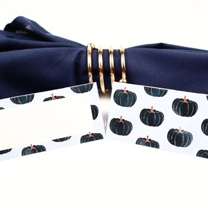 Naam Place Card, Herfstavonden, Gast Zitplaatsen Arrangement, Tafel Decor, Buffet Food Label, Tent Opgevouwen / Stijl 4