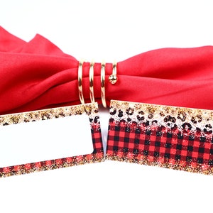 Naam Place Card, Christmas Gingham, Guest Seating Arrangement, Tafel Decor, Buffet Food Label, Tent Folded / Style 4
