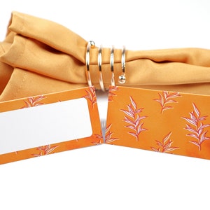Naam Plaatskaart, Herfstbladeren Tafelschikking, Gasten zitopstelling, Tafel decor, Buffet Voedseletiket, Tent Gevouwen / Stijl 5