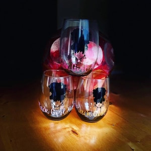 Black Girl Magic Wine Glass - Etsy