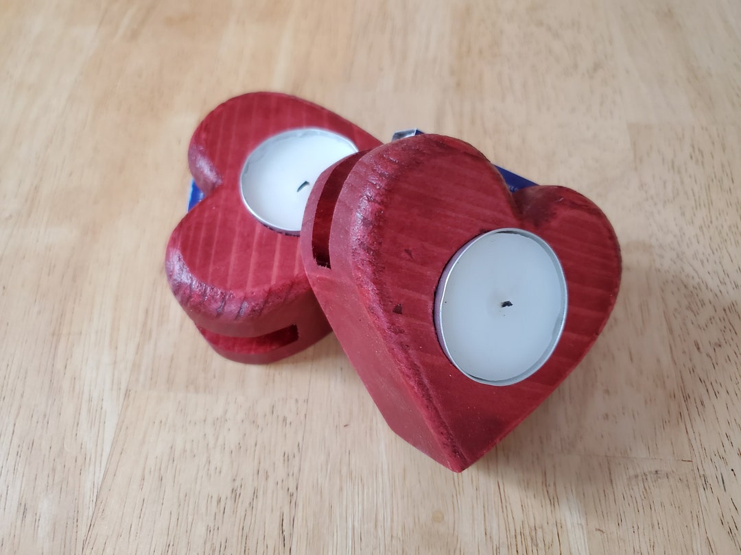 Valentine's Day Candle Holders / Mood Setting Candles / Gift Candles
