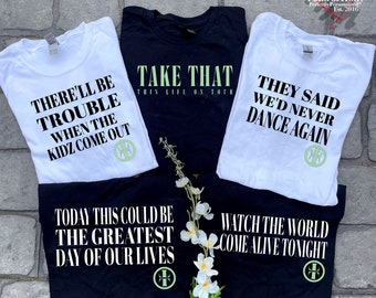 Take That This Life on Tour Unofficial Concert T-Shirt Adult or Child Sizes