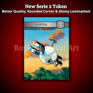 Thopter Full Art Custom Token for MTG - Magic The Gathering - RAA Token