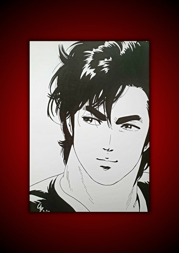 Tableau City Hunter Nicky Larson - 30x45 cm