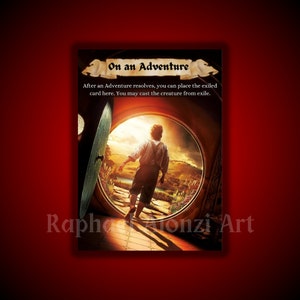 On an Adventure Custom Token Full Art for MTG - RAA Tokens