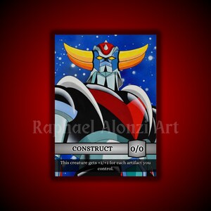 Construct Full Art Custom Token for MTG - Magic the Gathering - RAA tokens