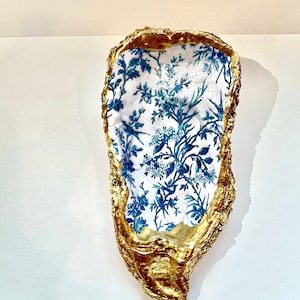 Decoupage Oyster Jewelry Dish