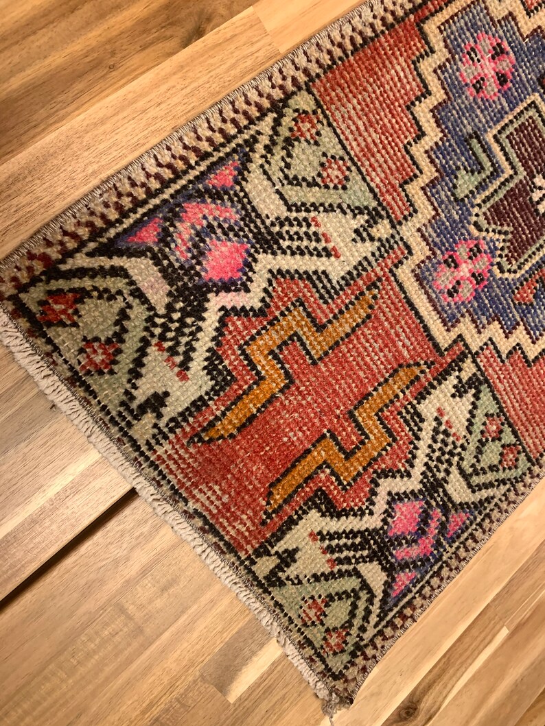 Türkische Teppich Vintage Teppich Fußmatte Teppich Boho | Etsy
