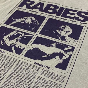 Rabies T-shirt - Disease Control Series - 3/4 image 3