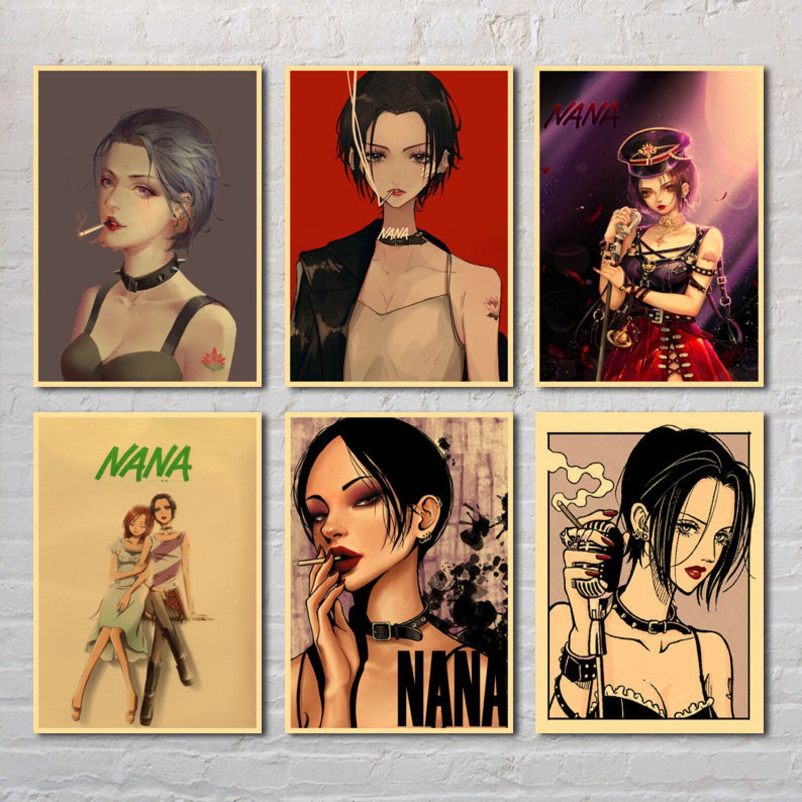 Nana anime poster music anime TV anime poster Etsy