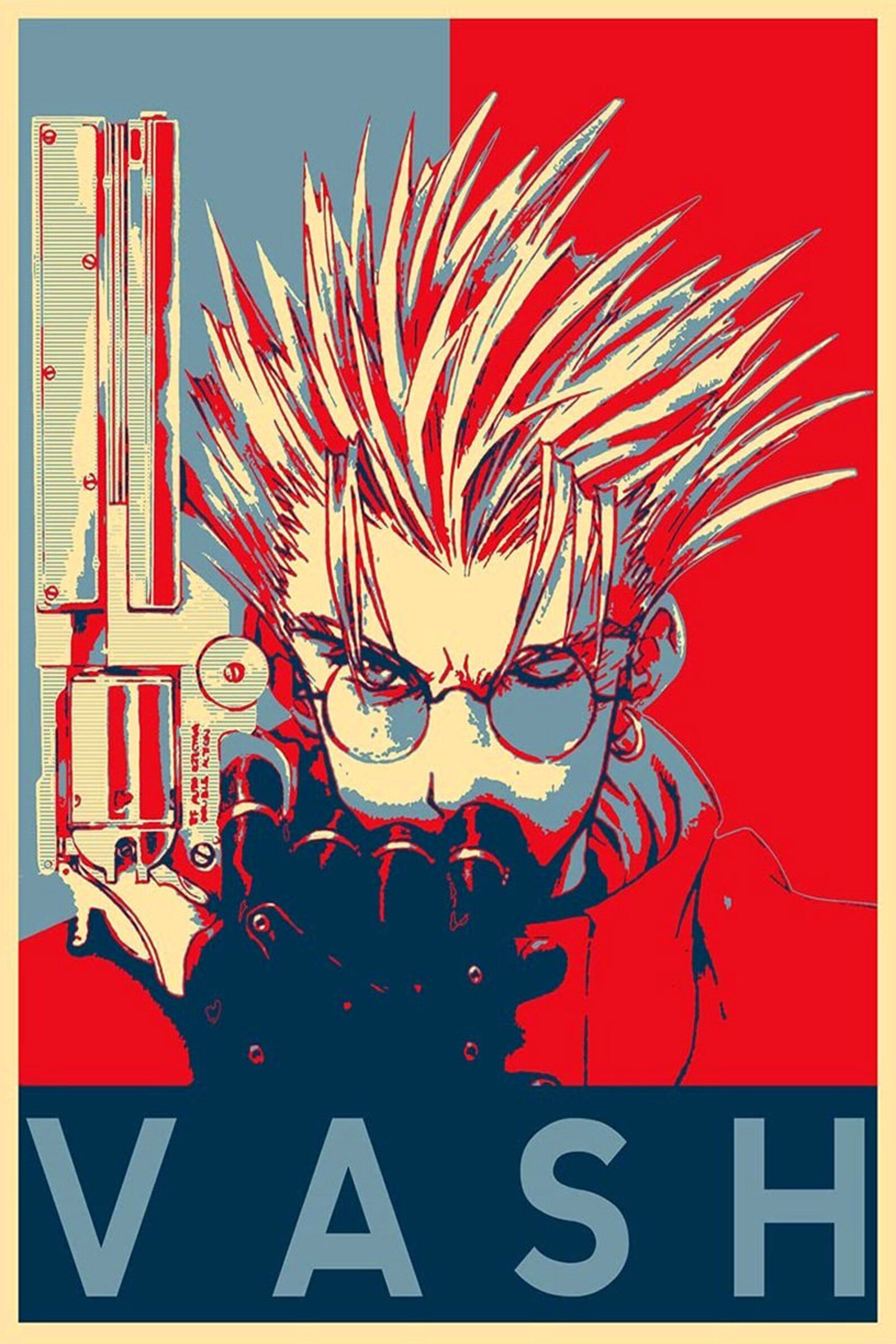 Trigun poster TV anime poster Wall Decor Wall Hangings Etsy