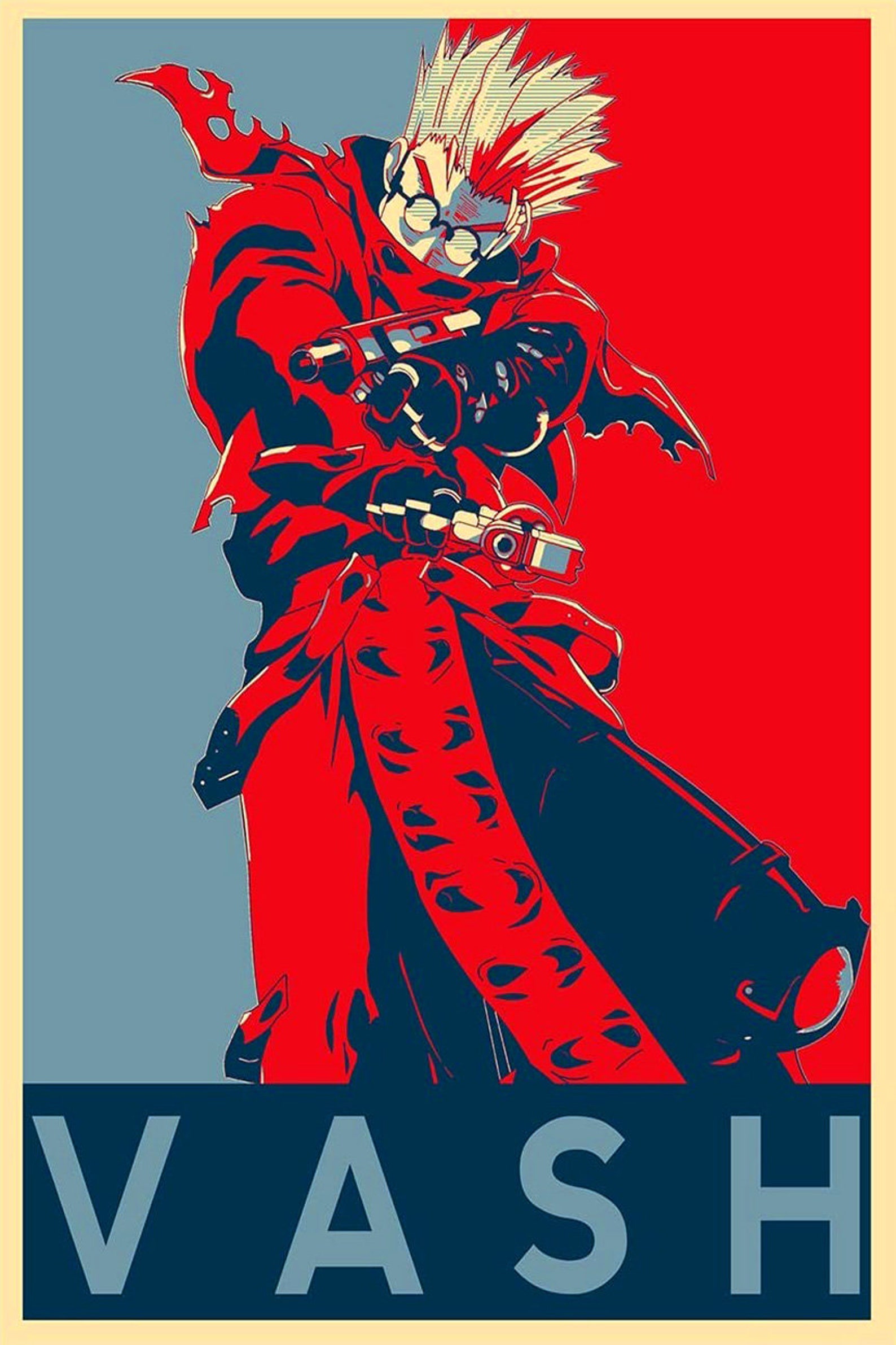 Trigun poster TV anime poster Wall Decor Wall Hangings Etsy