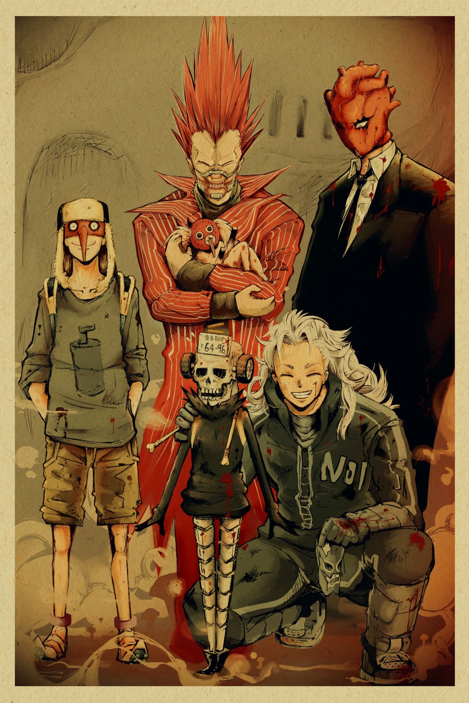 Dorohedoro poster anime poster music anime TV anime | Etsy