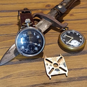 Pocket Watch Converter, For Military Pocket Watches.World War Theme