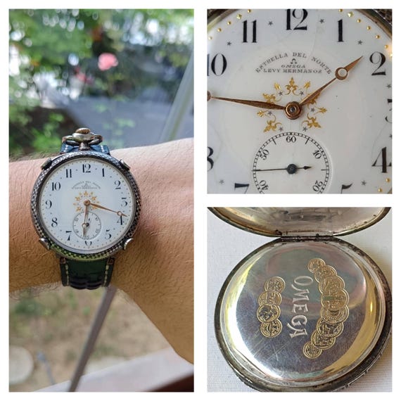 105 Years Old Antique Omega Silver Pocketwatch