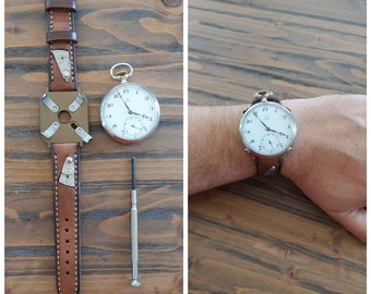 Pocket watch wrist holder