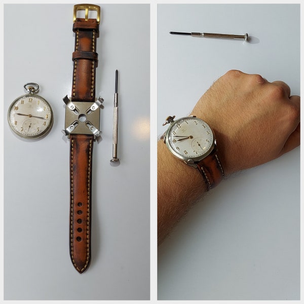Pocket watch converter with watch band