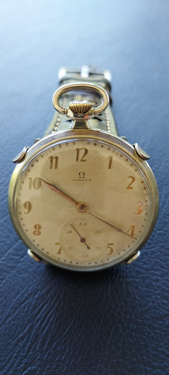 Omega pocket watch converted to wrist watch sale