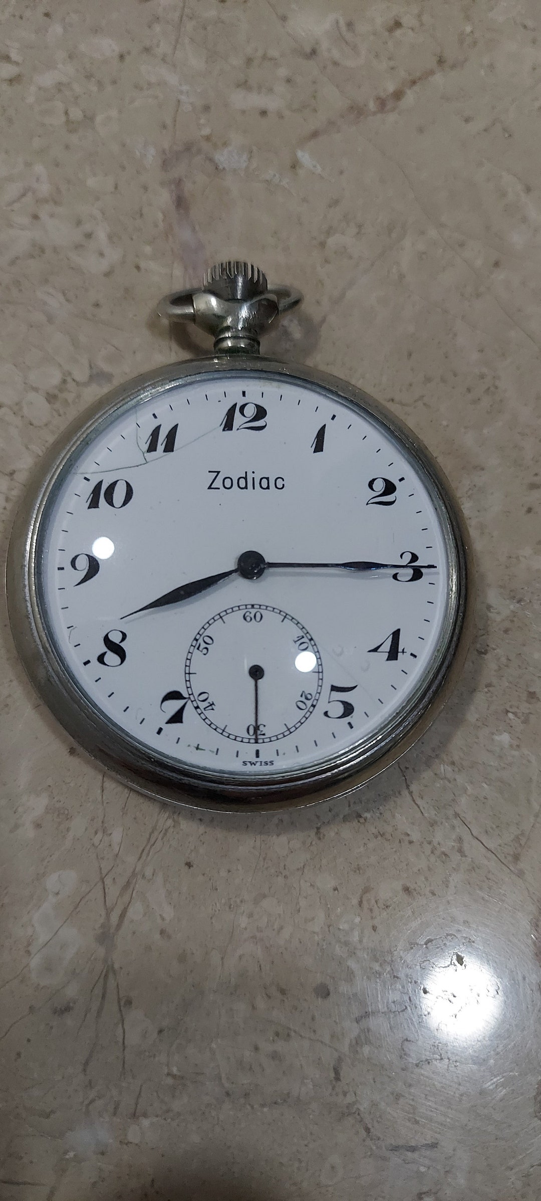 ZODIAC Pocket Watch Super Rare. Etsy UK