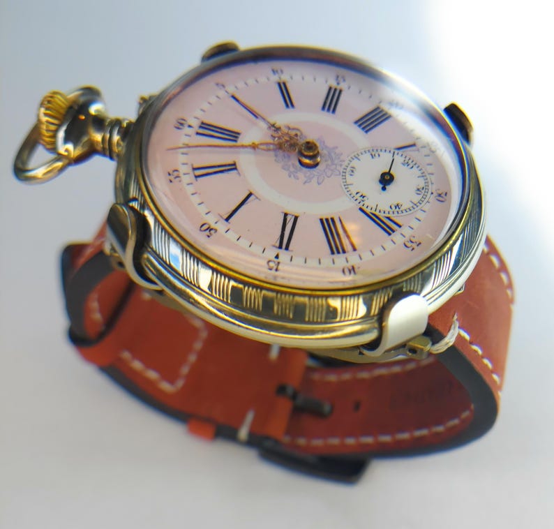Pocket Watch Wrist Holder Etsy