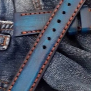 Hand Uhrenarmband.%100 Genuni Leder.
