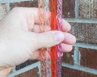 10 Inch Reusable Plastic Swirl Straw | Valentine's Day Straw | Gift