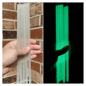 10 inch Glow in the Dark Plastic Straw for Cold Cups | Gift | Cup Accessories