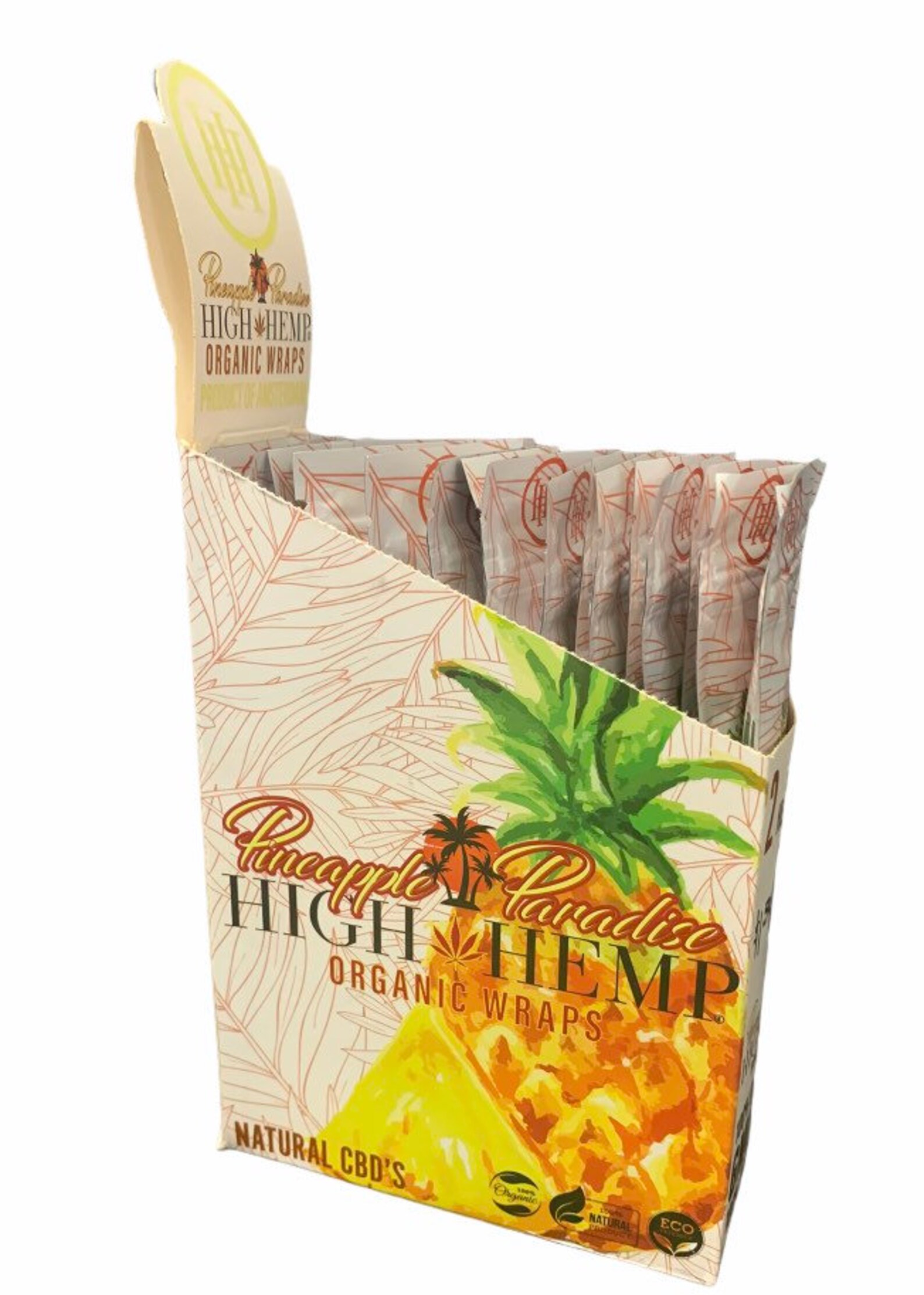 2pk Pineapple Paradise High Hemp Organic Vegan Nongmo Wraps Etsy