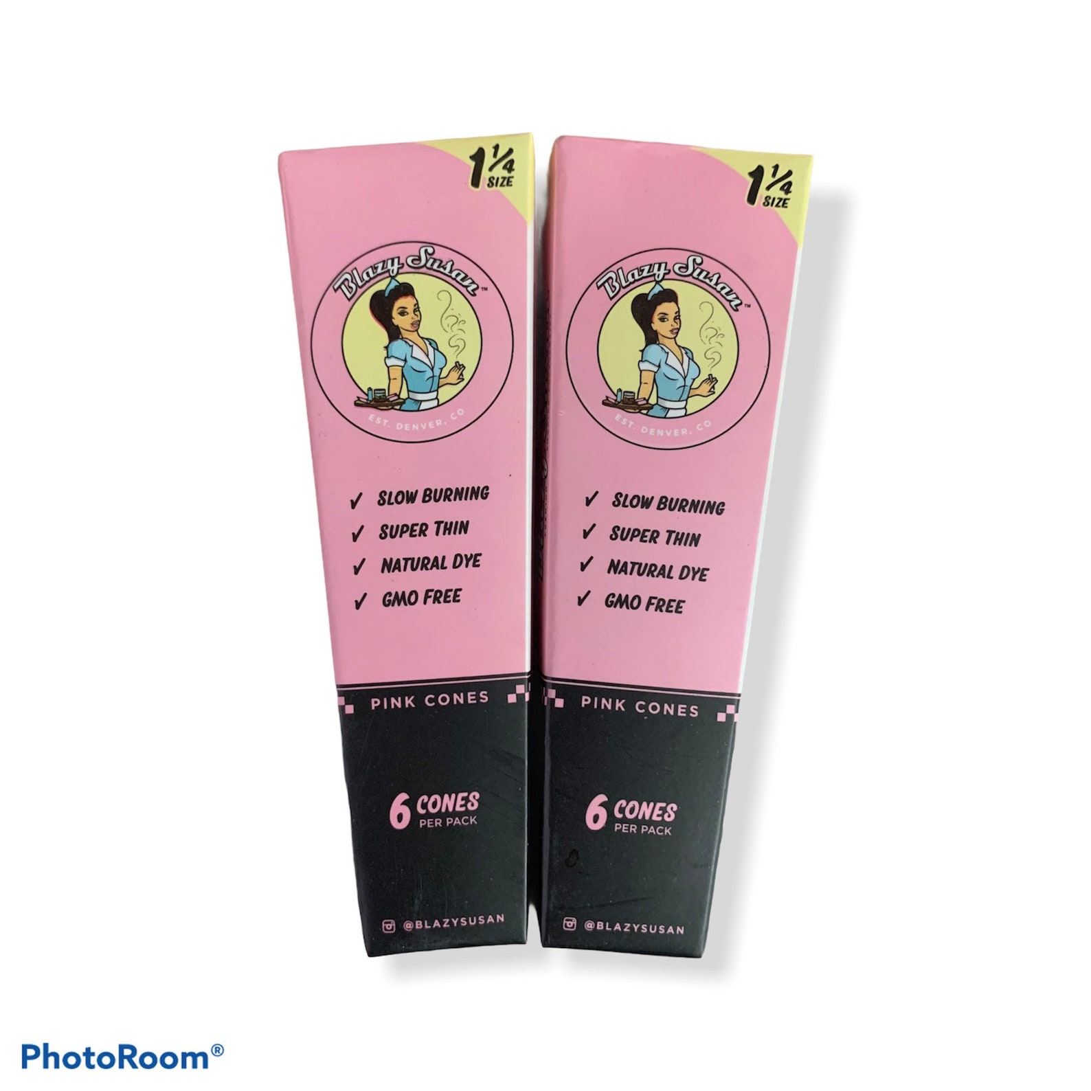 One 6 pack Blazy Susan PINK cones nonGMO free wraps with Etsy