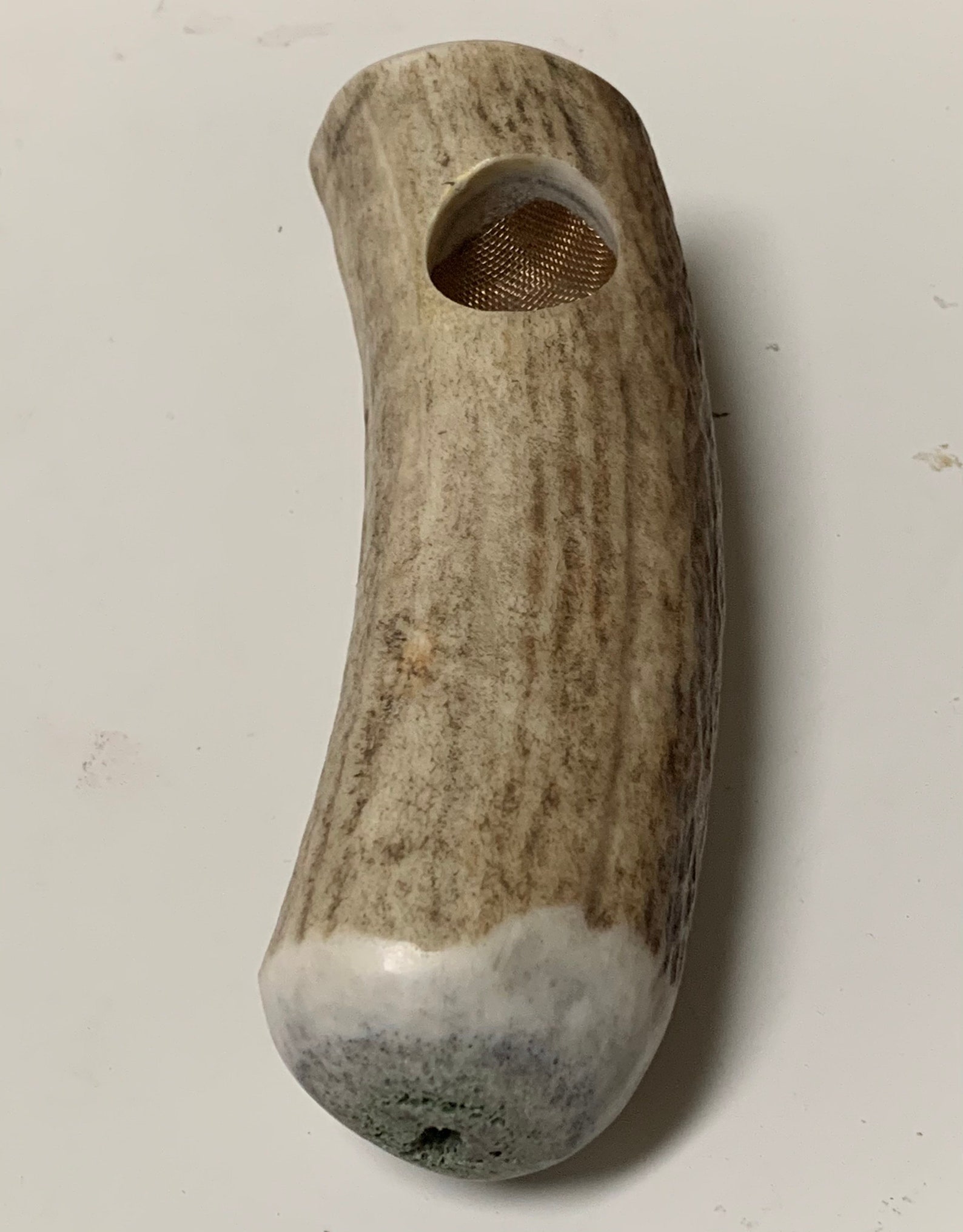 DEER ELK ANTLER cerimonial smoking tobacco pipe Etsy