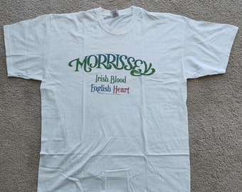 Morrissey T-shirt Irish Blood English Heart Years of Refusal 2009 Bravado Merchandising Vintage Original The Smiths