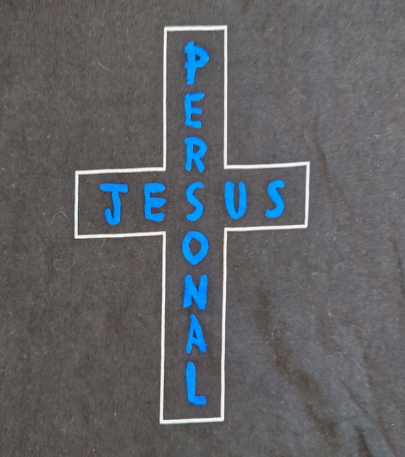 Depeche Mode T-shirt Personal Jesus Noah Backprin… - image 3