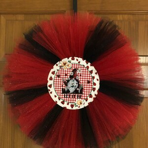 Gnome tulle wreath, Black Red Let It Be Gnome wreath, Peace Gnome Wreath, Full Tulle sparkle Wreath, Ladybug Gnome Wreath, Mother’s Day Gift