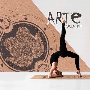 Esterilla Yoga Antideslizante, Colchoneta Yoga de Corcho 001 – ARTE