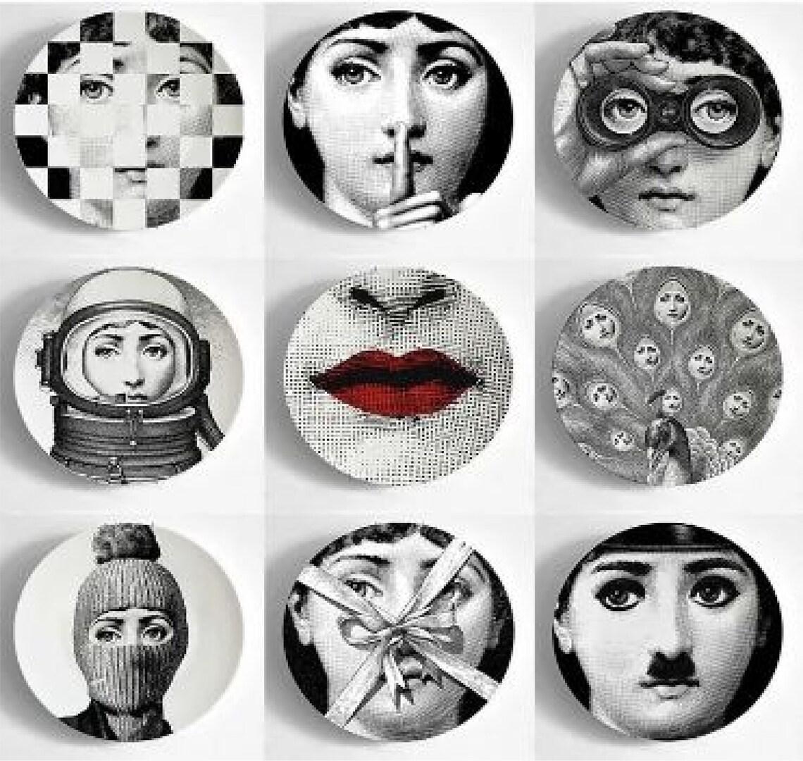 Fornasetti Faces Printable Design | Etsy