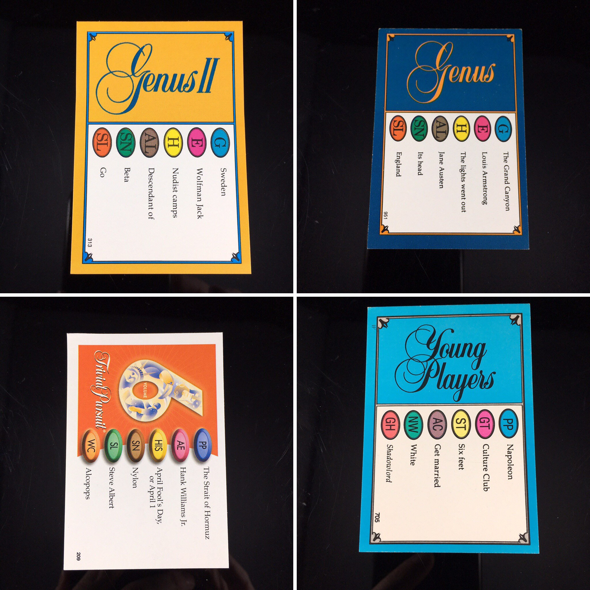 1200 Trivial Pursuit Cards You Pick 12 Different 100 Card | Etsy