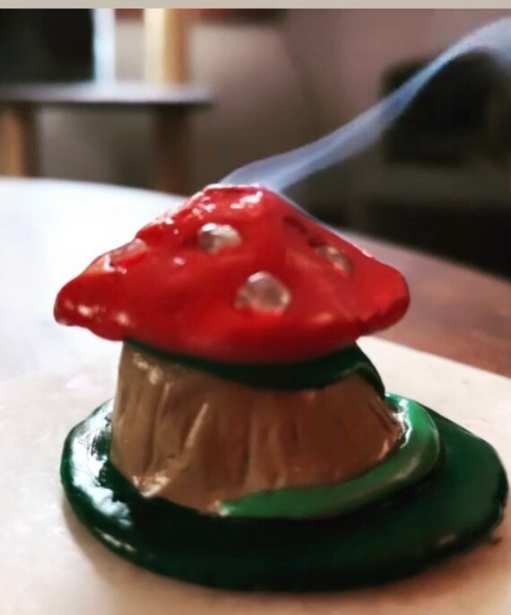 Painting Acrylic Incense wooden holder acrylic painting wall decor