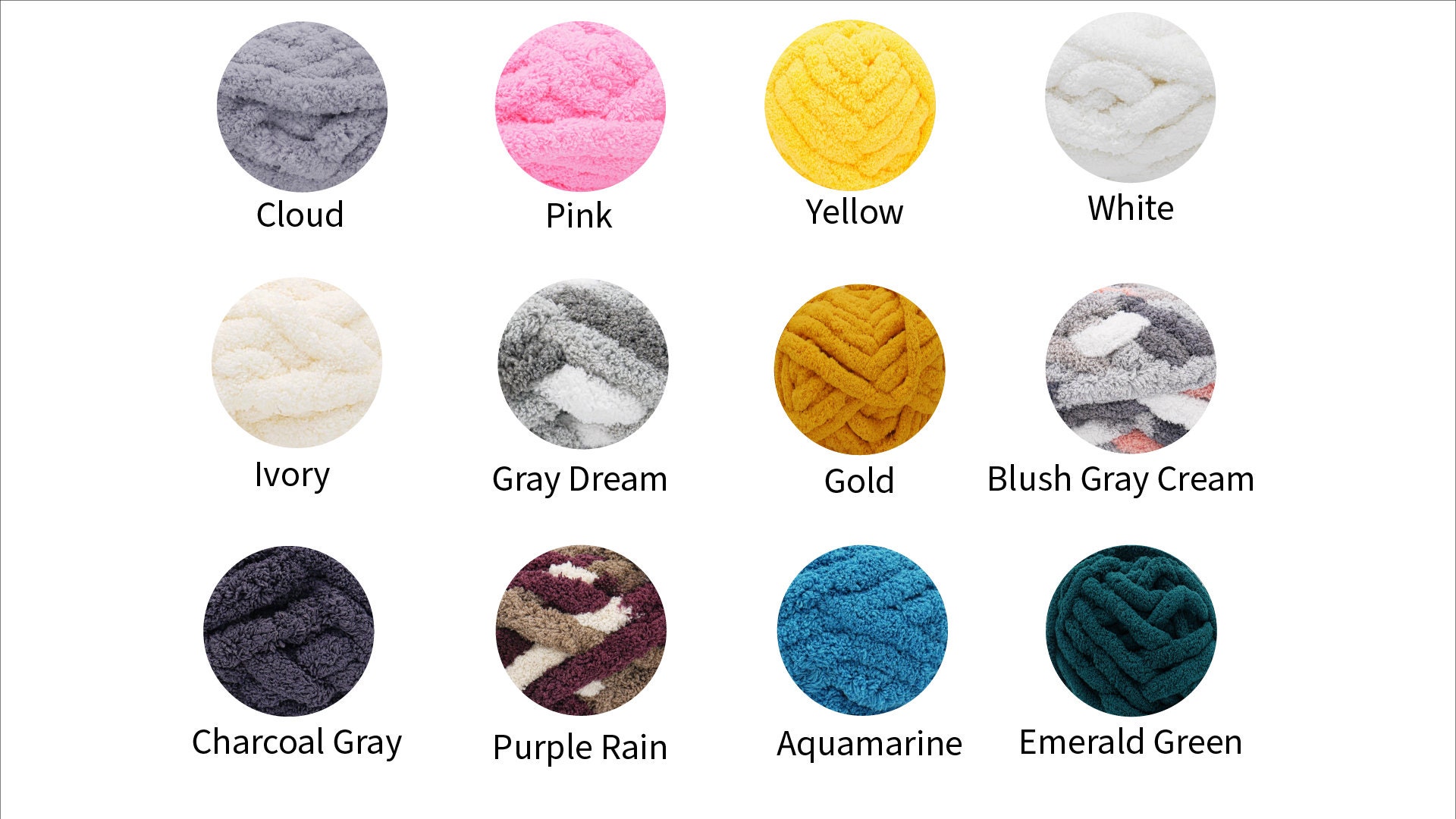 Jumbo Chenille Yarn Chunky Chenille Yarn Hand knit yarn Etsy