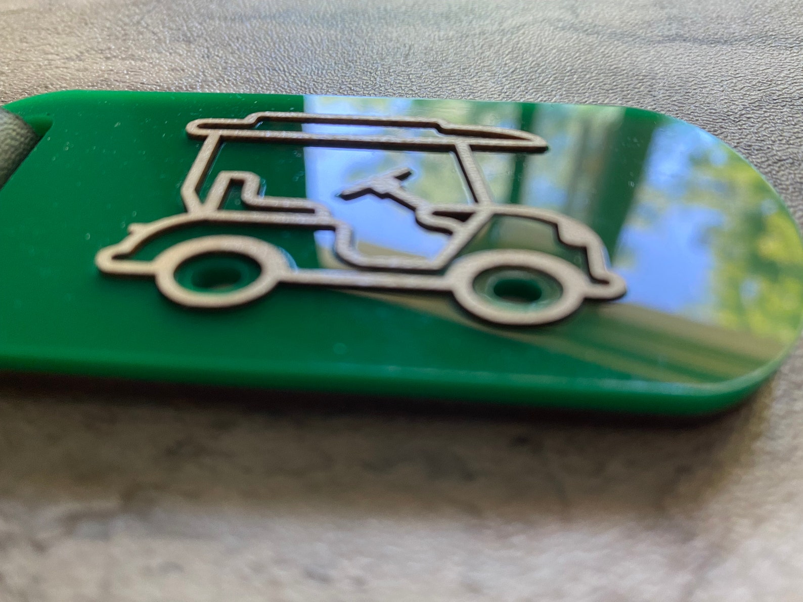 Golf cart key chain unique design made to last golf cart | Etsy