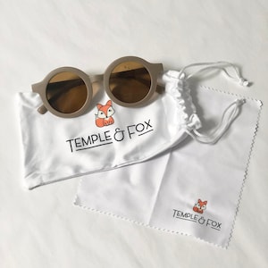 Kids Eco-Friendly Sunglasses | Children&#39;s Sustainable Sunnies | Girls Sunglasses | Boys Sunglasses | UV400 Protection |Neutral Matte Colours