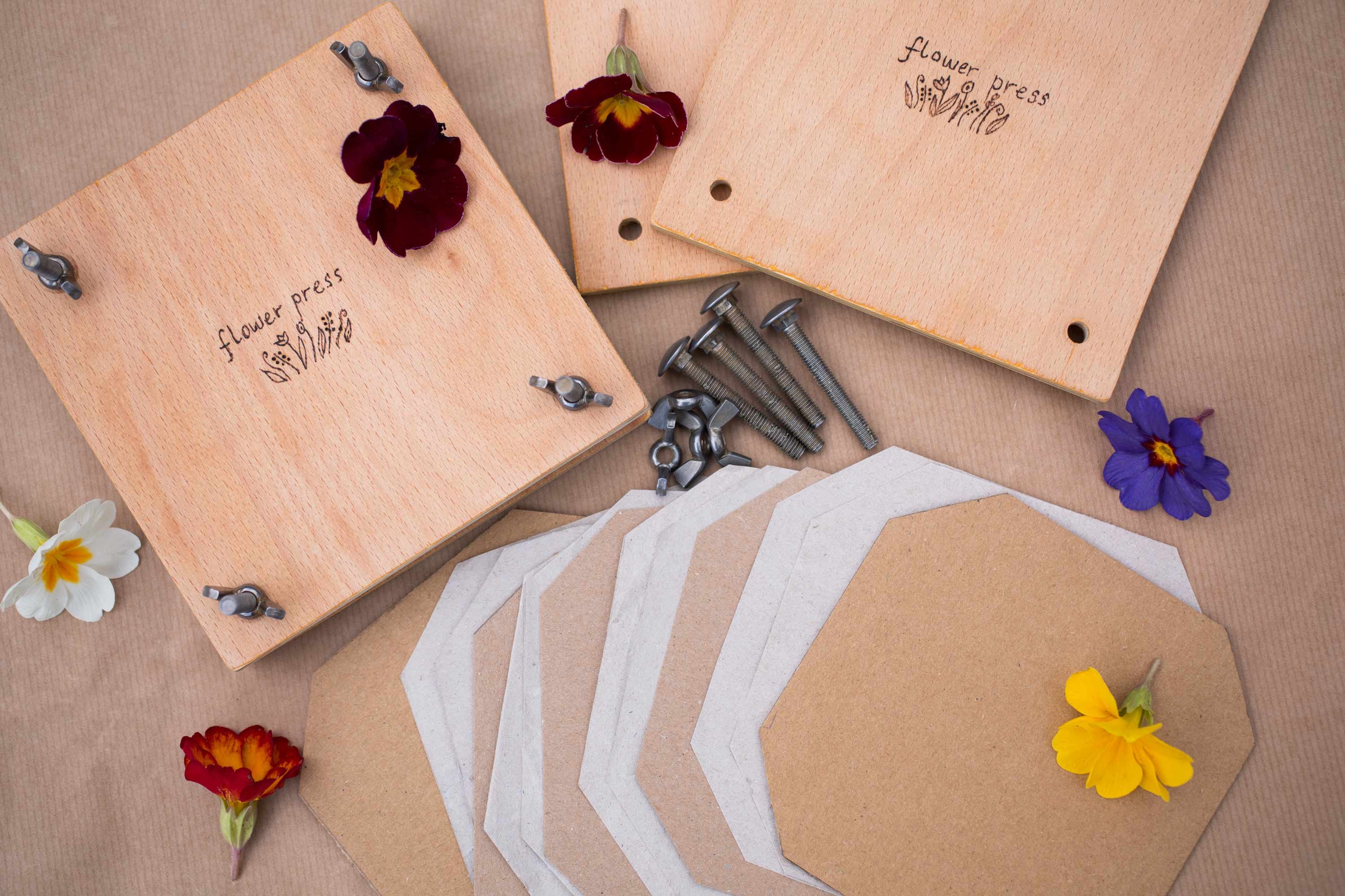 Flower Press Flower Press Kit Flower Press Frame Birthday Etsy UK