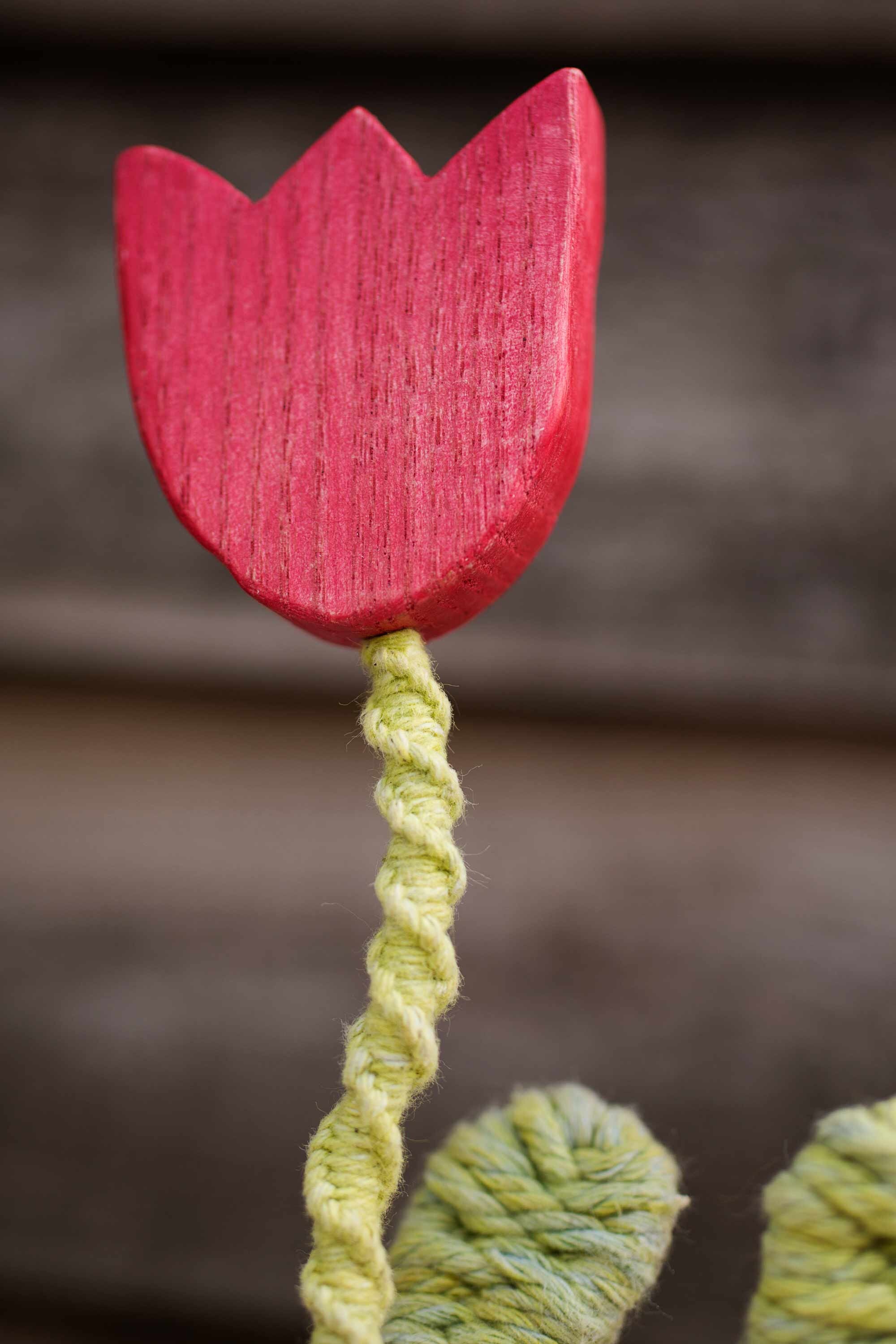 Tulipanes de madera flores de madera decoración casera de | Etsy