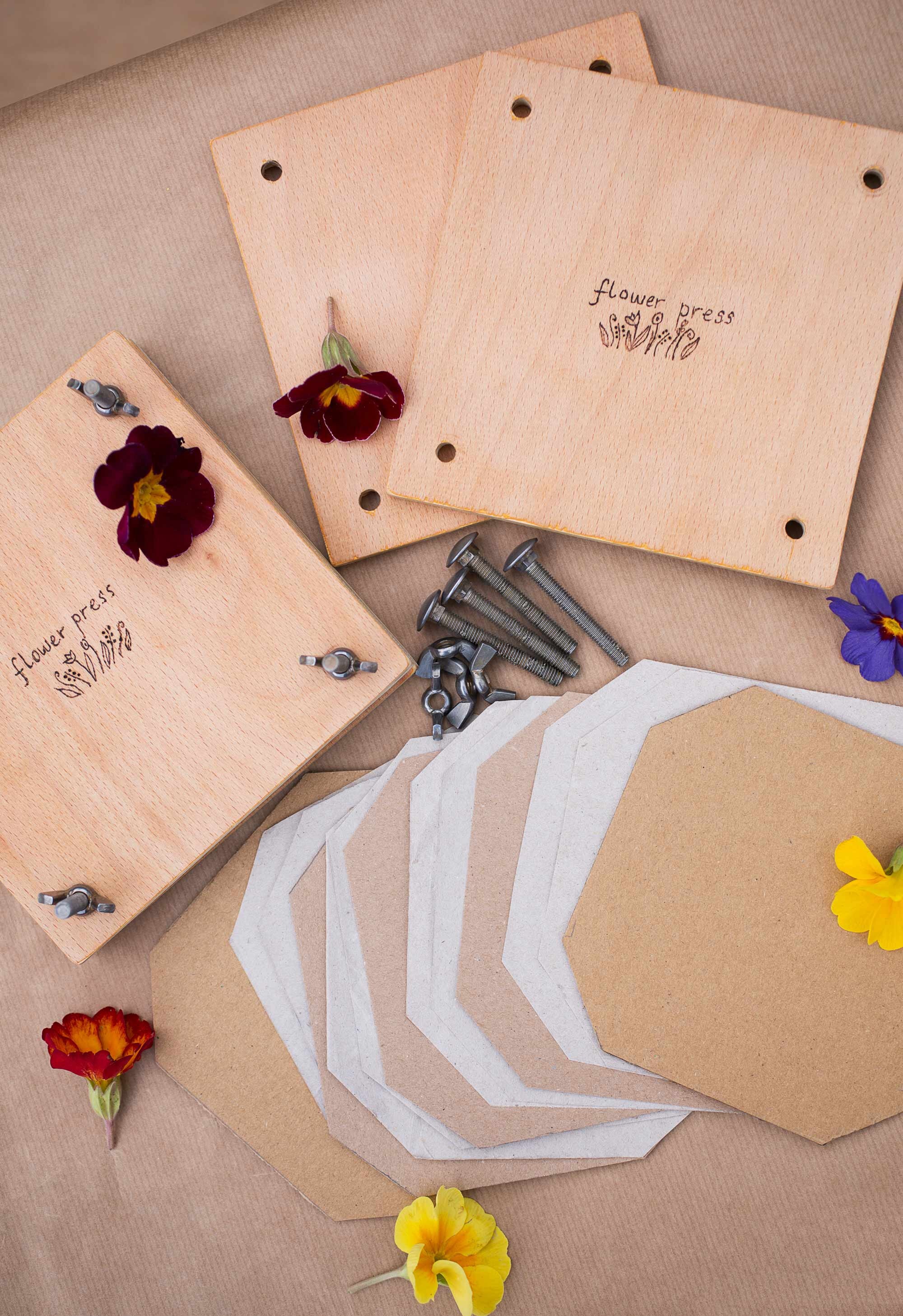 Flower Press Flower Press Kit Flower Press Frame Birthday Etsy UK