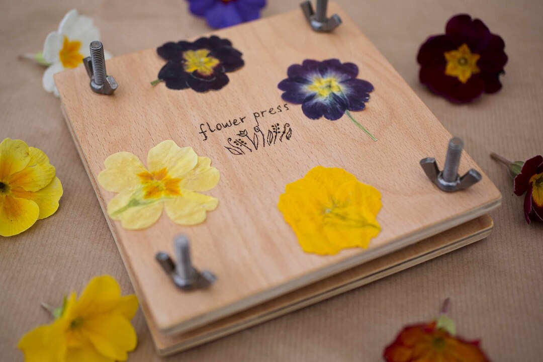 Flower Press Flower Press Kit Flower Press Frame Birthday Etsy UK