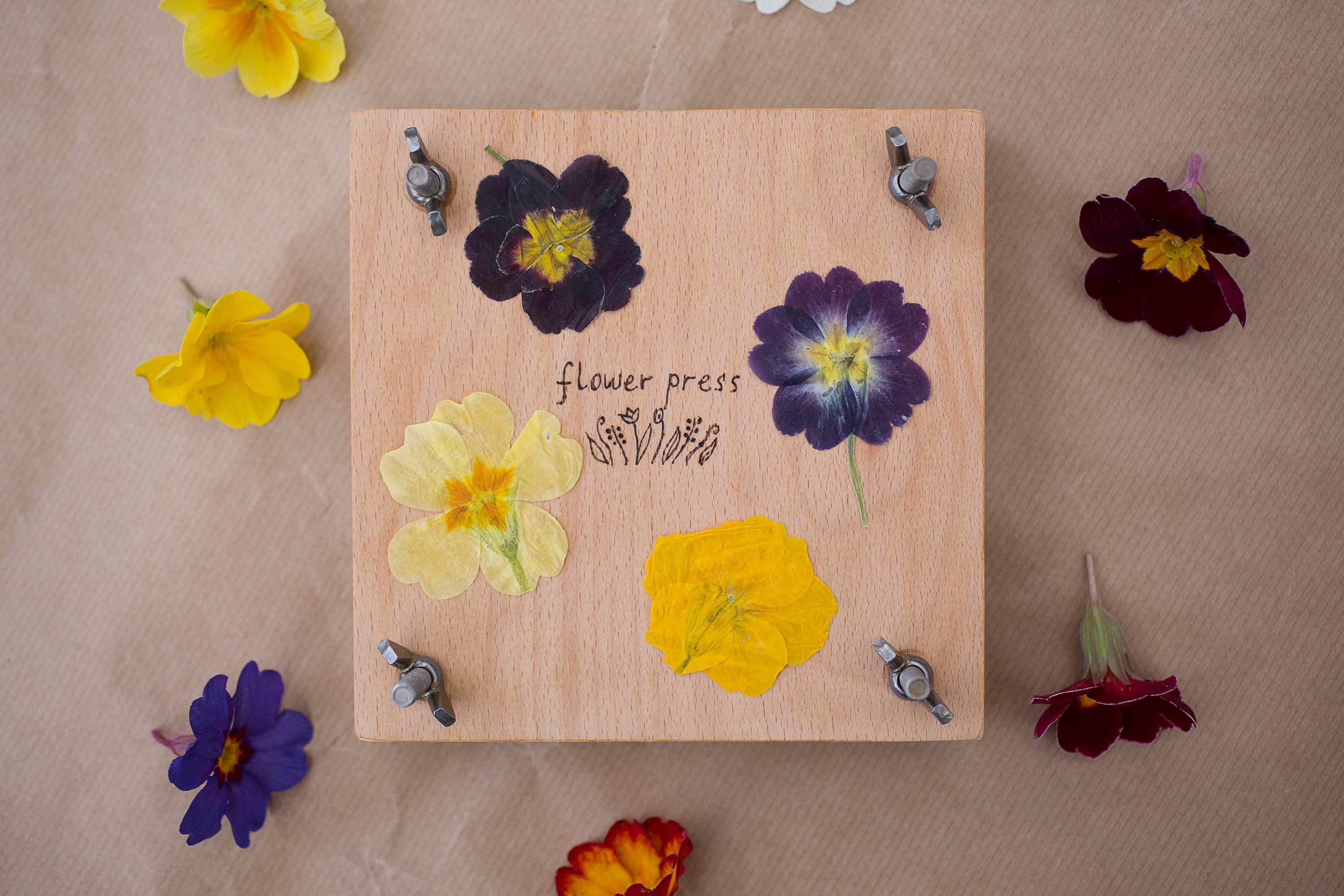 Flower Press Flower Press Kit Flower Press Frame Birthday Etsy UK