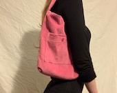 Pink Corduroy Mini Bag