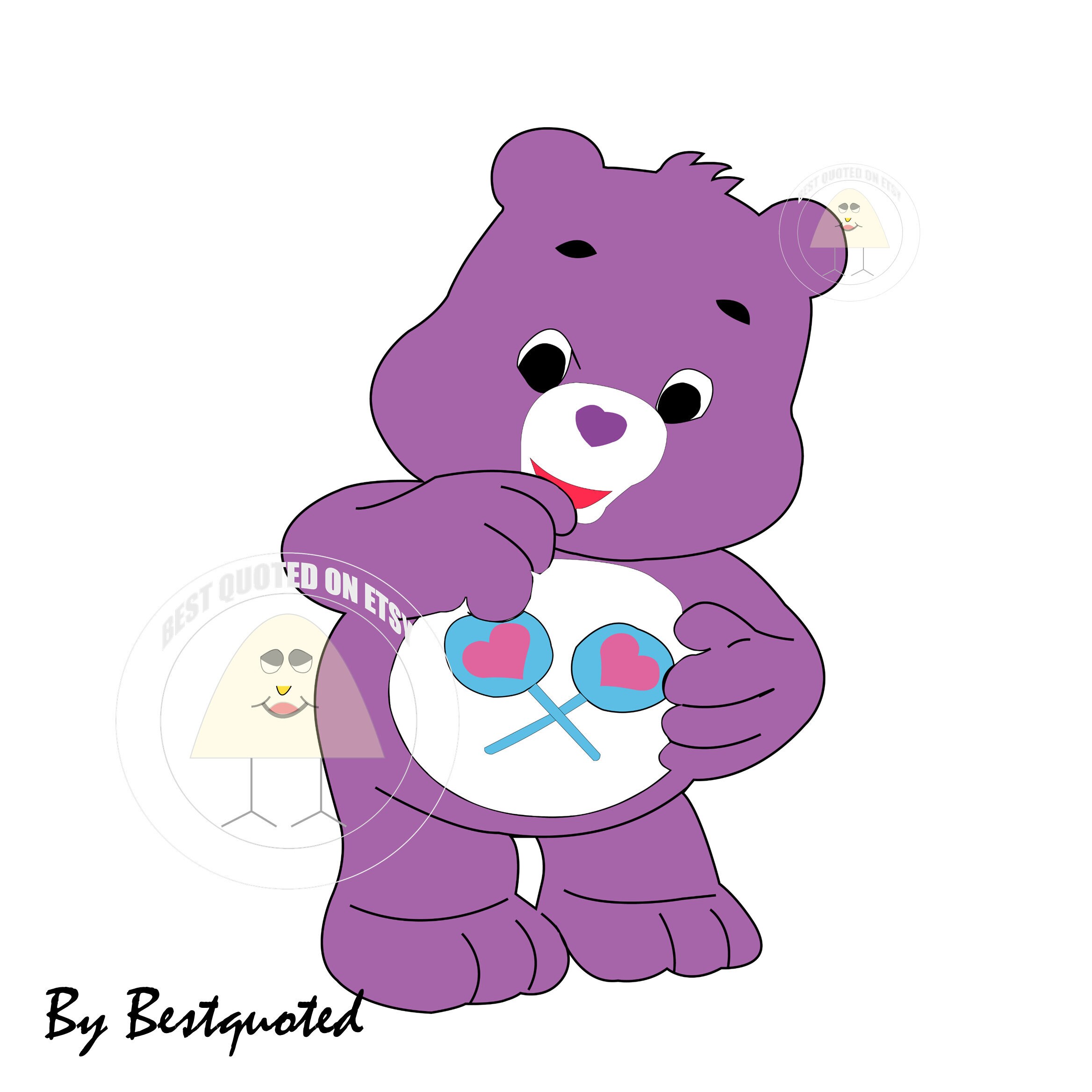 CARE BEARS SVG Care Bears Printable File Silhouette svg | Etsy