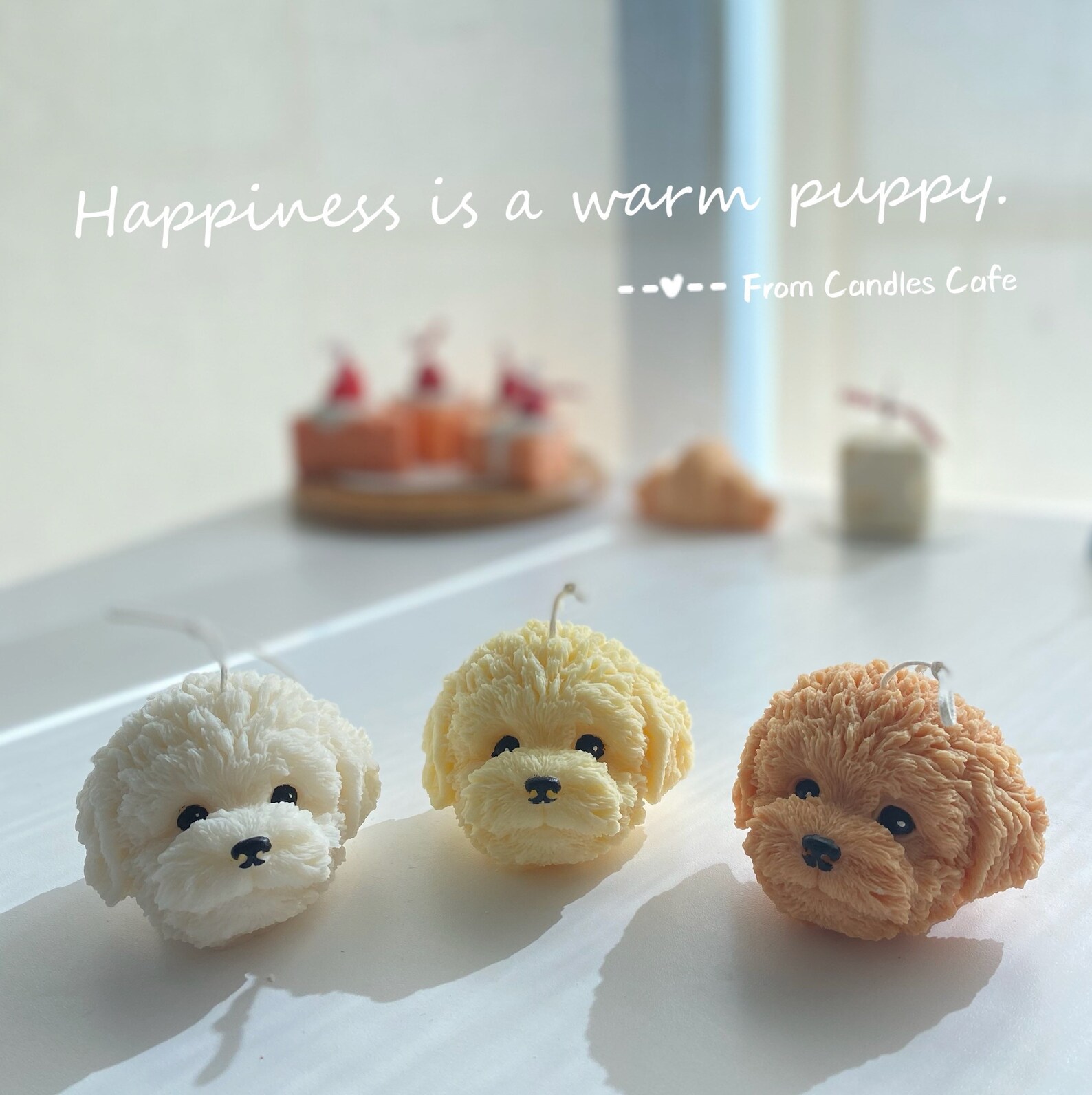 Dog Candle Puppy Candle Cute Candle Handmade scented Etsy