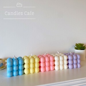 Bubble Candle |Personalized Gift |Home Decor |Scented Candle| Handmade Candle| Birthday Gift| Gift For Her|Decorative candle|graduation gift